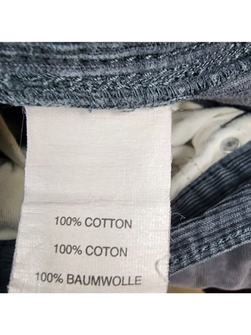 J Crew Pants Mens 34x29 Gray Corduroy 770 Straight Fit Classic Preppy